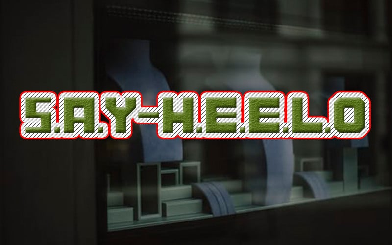 Say Hello Font