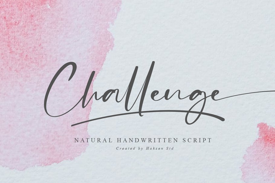 Challenge Script Font