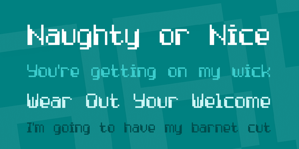 Computer Pixel Font