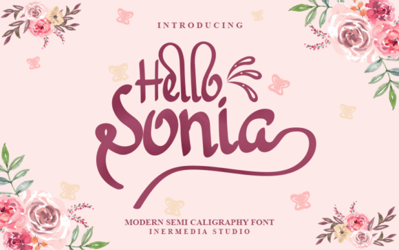 Hello Sonia Script Font