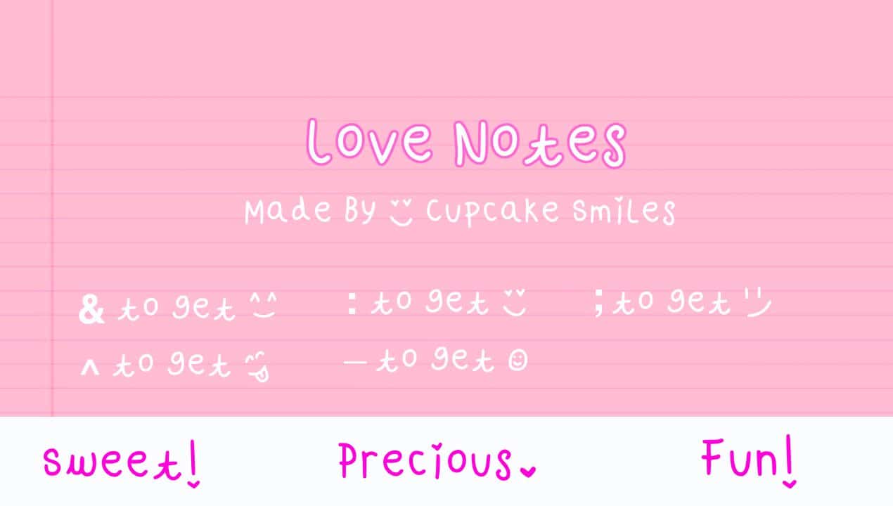 Love Notes Font