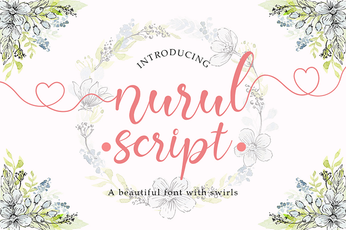 Nurul Script Font