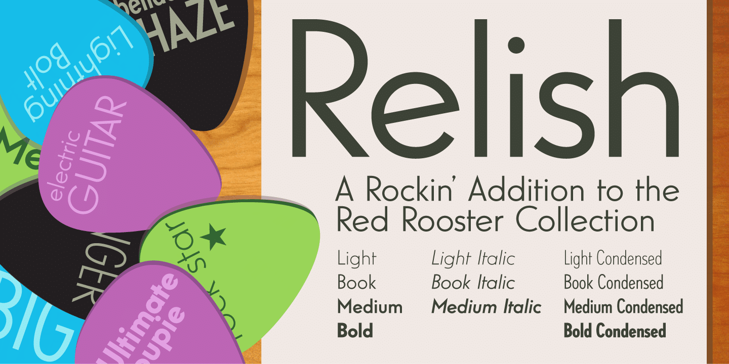 Relish Pro Font