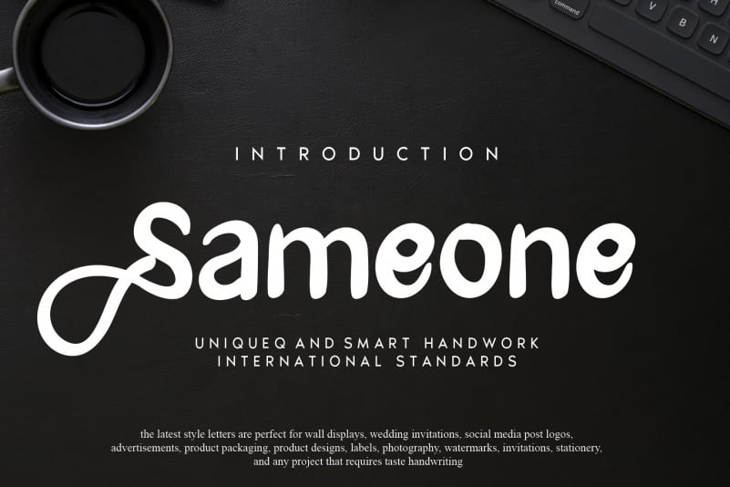 Sameone Script Font