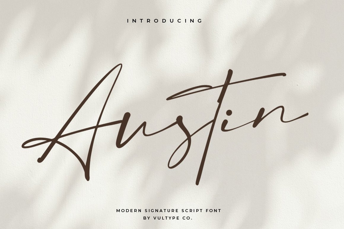 Austin Signature Script Font