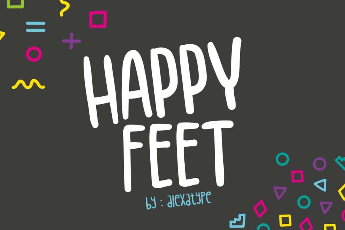 Happy Feet Font UpFonts