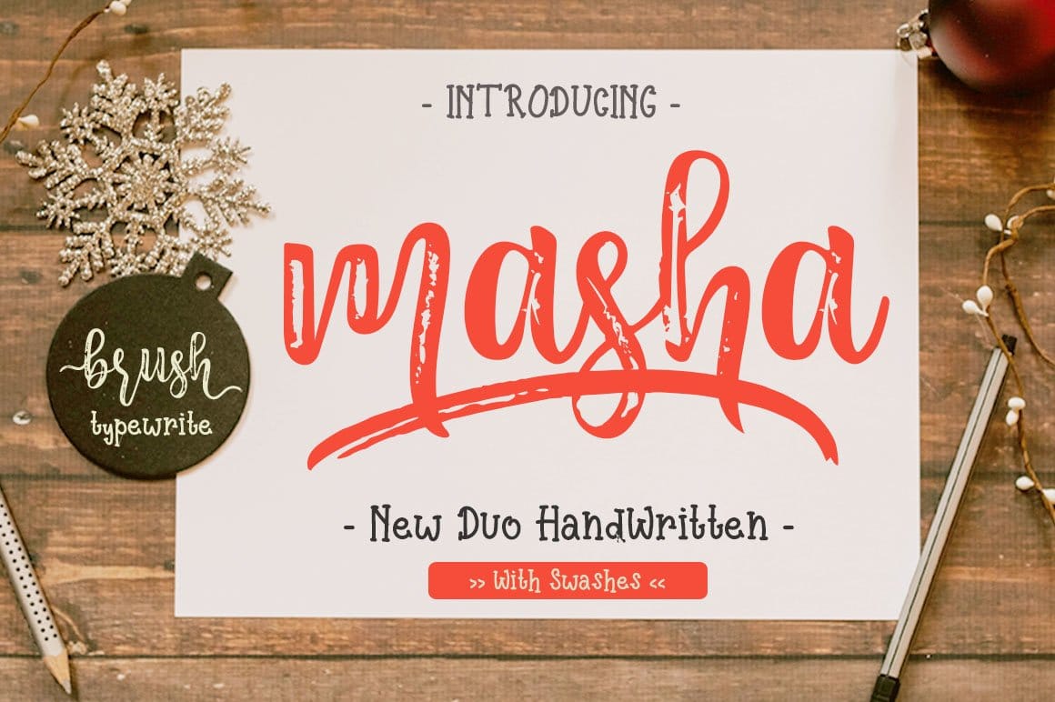 Masha Script Font
