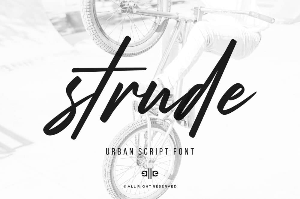 Strude Script Font