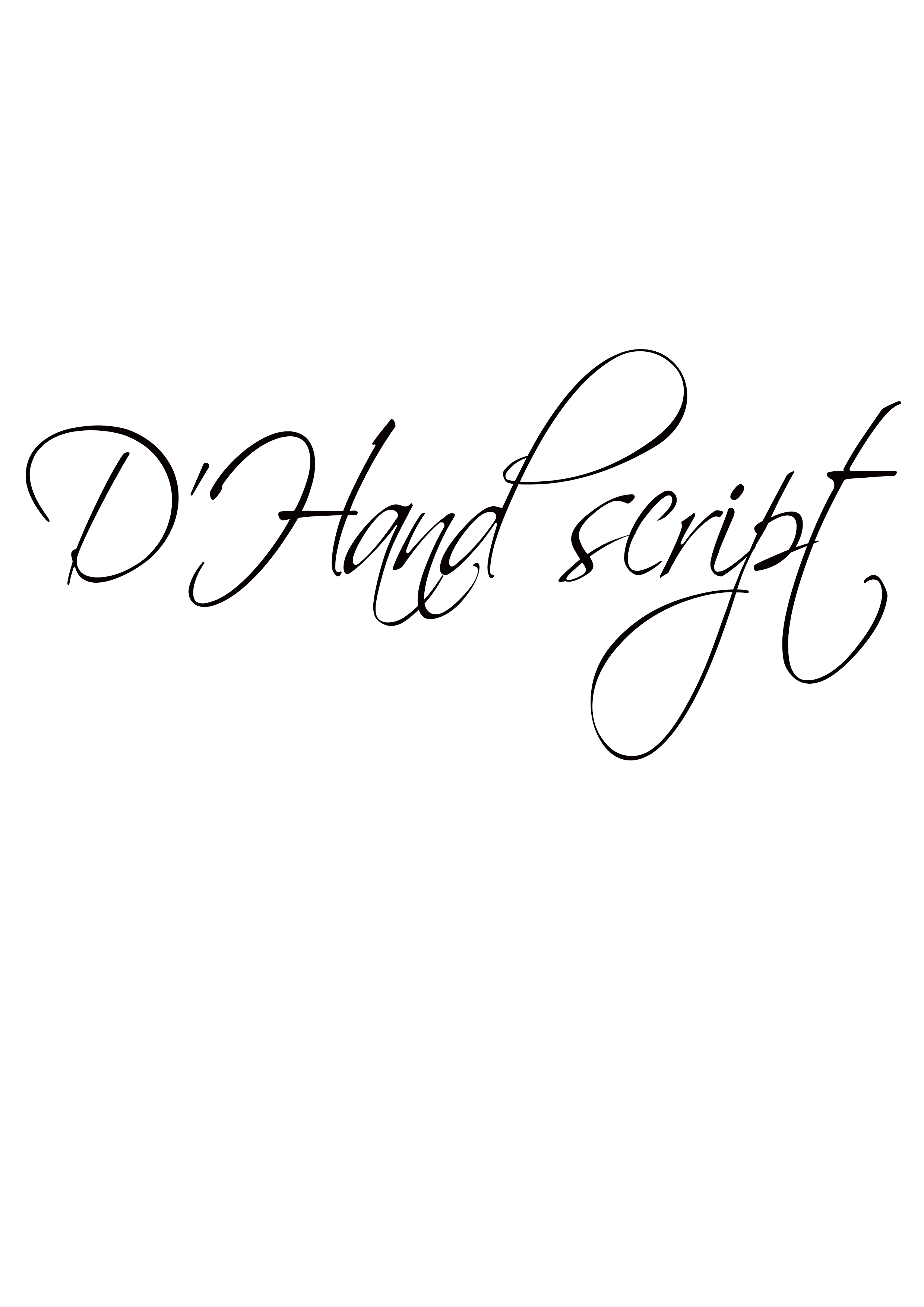 Dhandscript Font