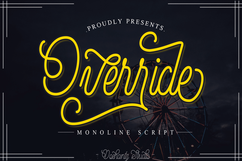Override Font