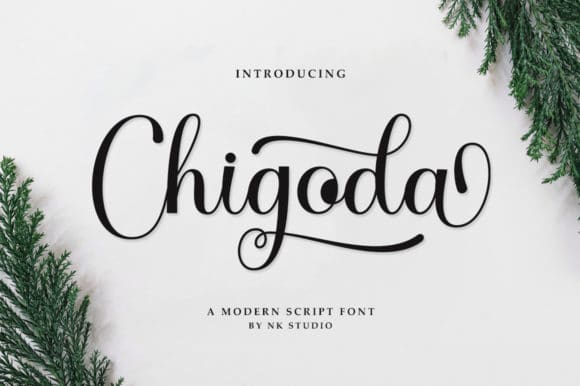 Chigoda Script Font