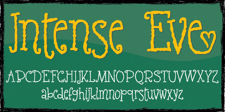 Intense Eve Font