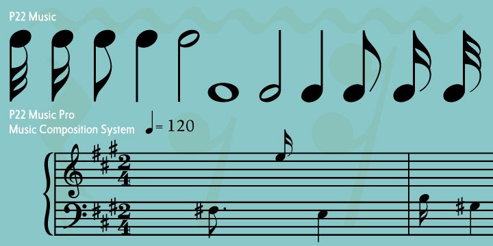 P Music Font