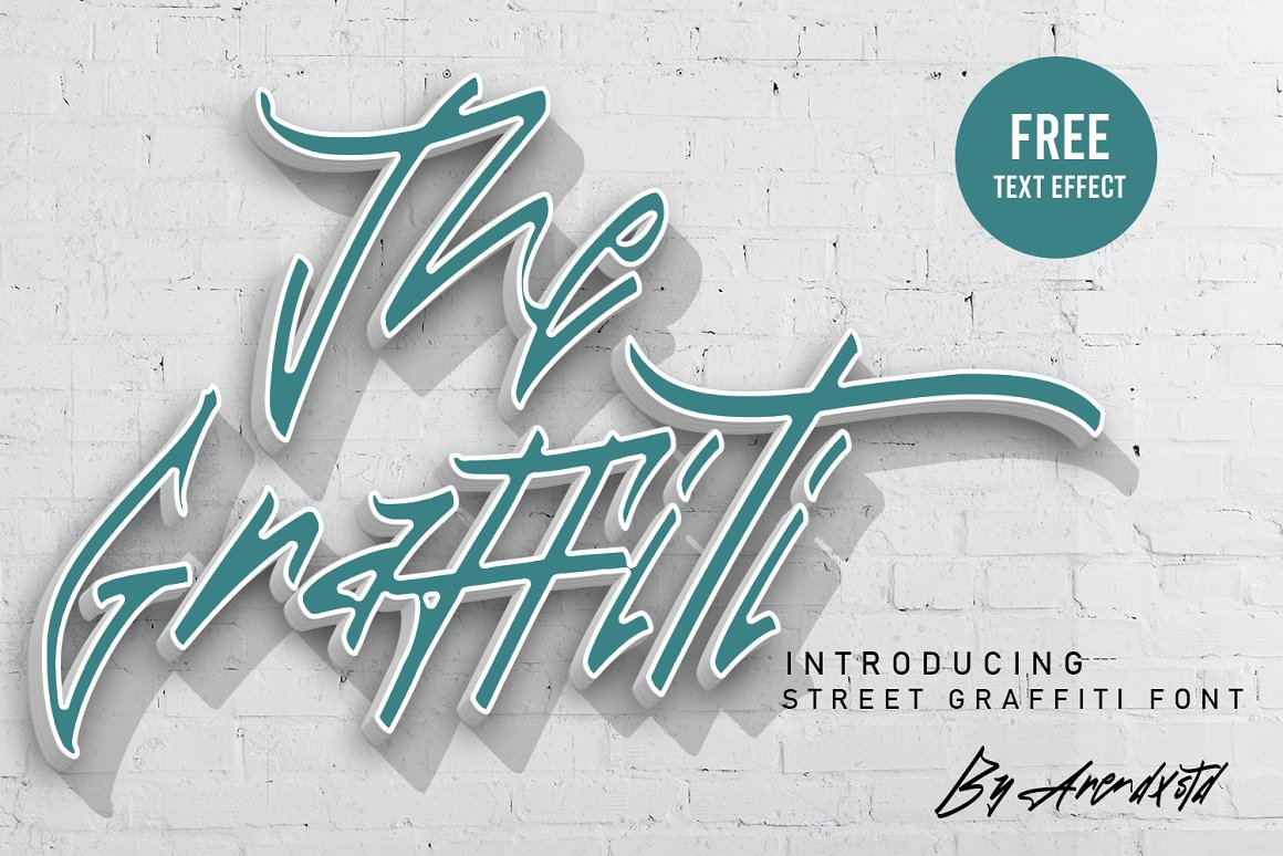 The Graffiti Font Free Text Effect