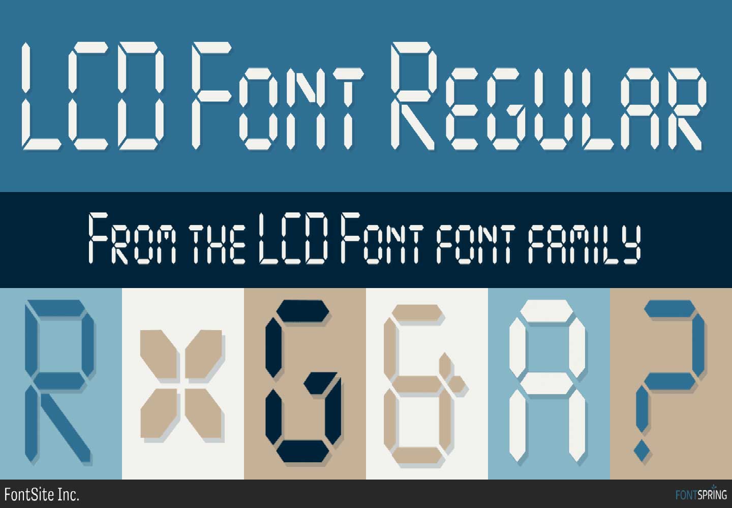 lcd fonts