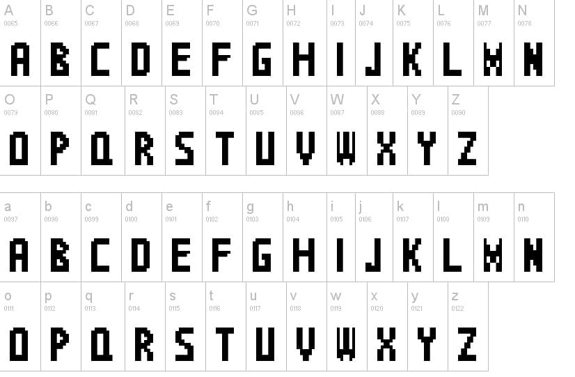 Sonic Advanced Font
