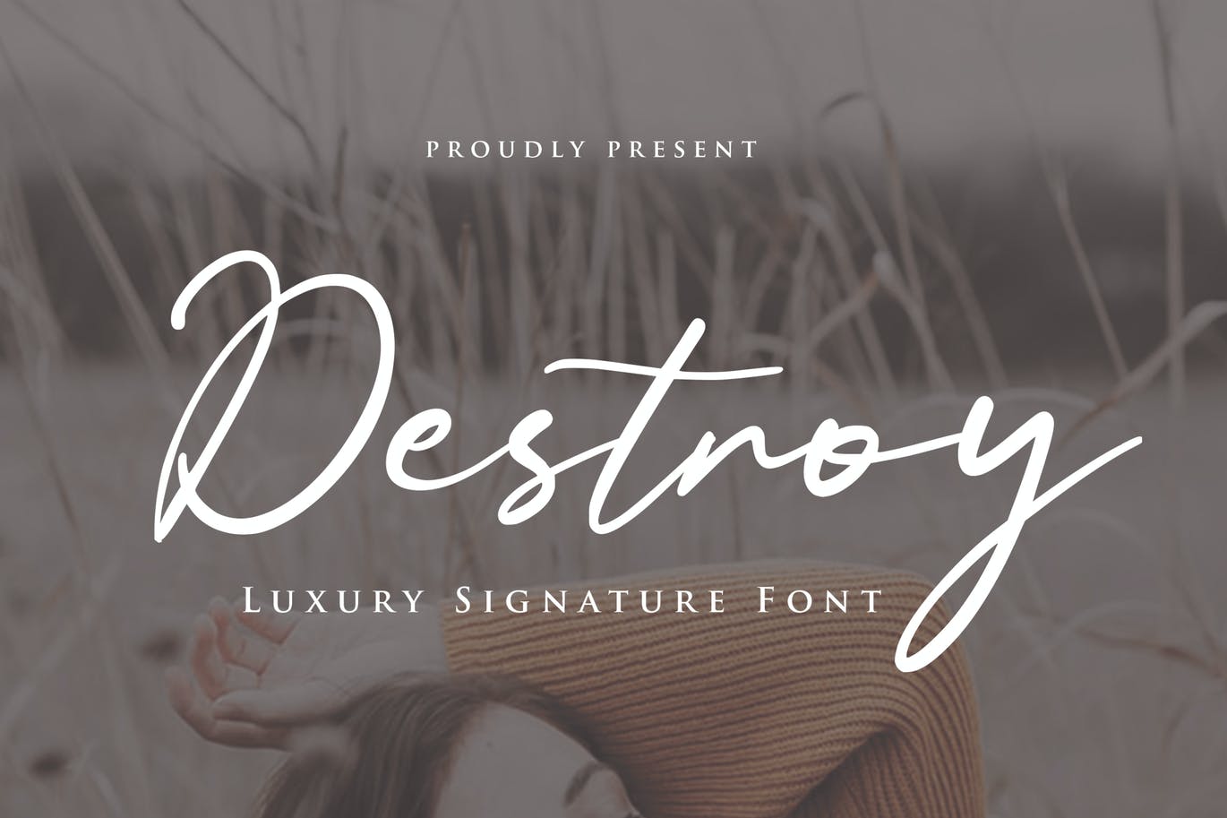 Destroy Script Font