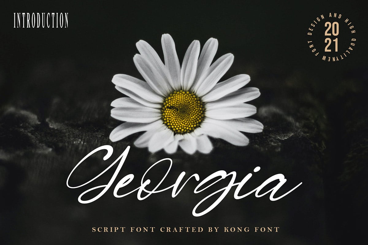 Georgia Script Font
