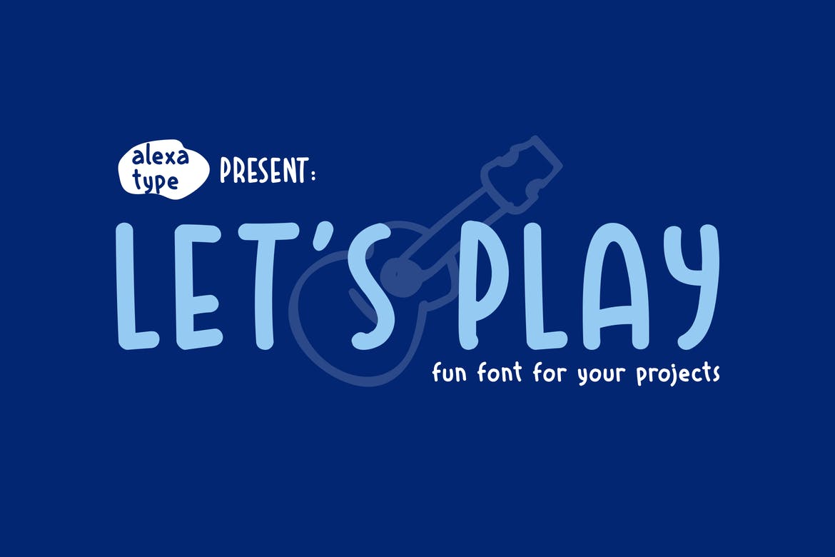 Lets Play Font