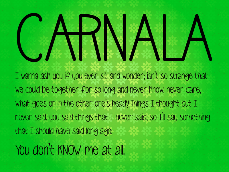 Carnala Font