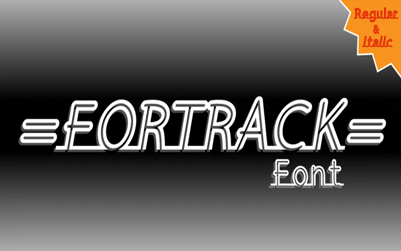 Fortrack Font