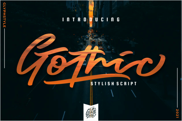 Gothic Stylish Script Font