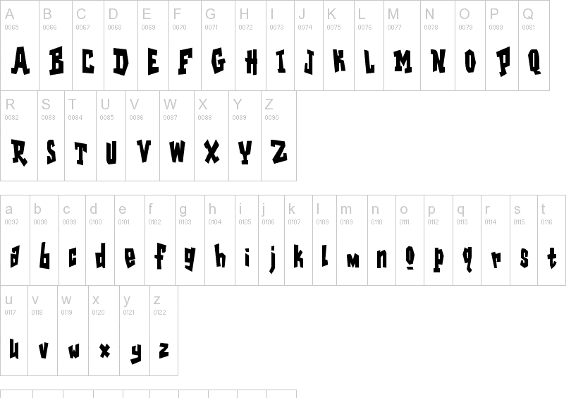 Garage Shock Font