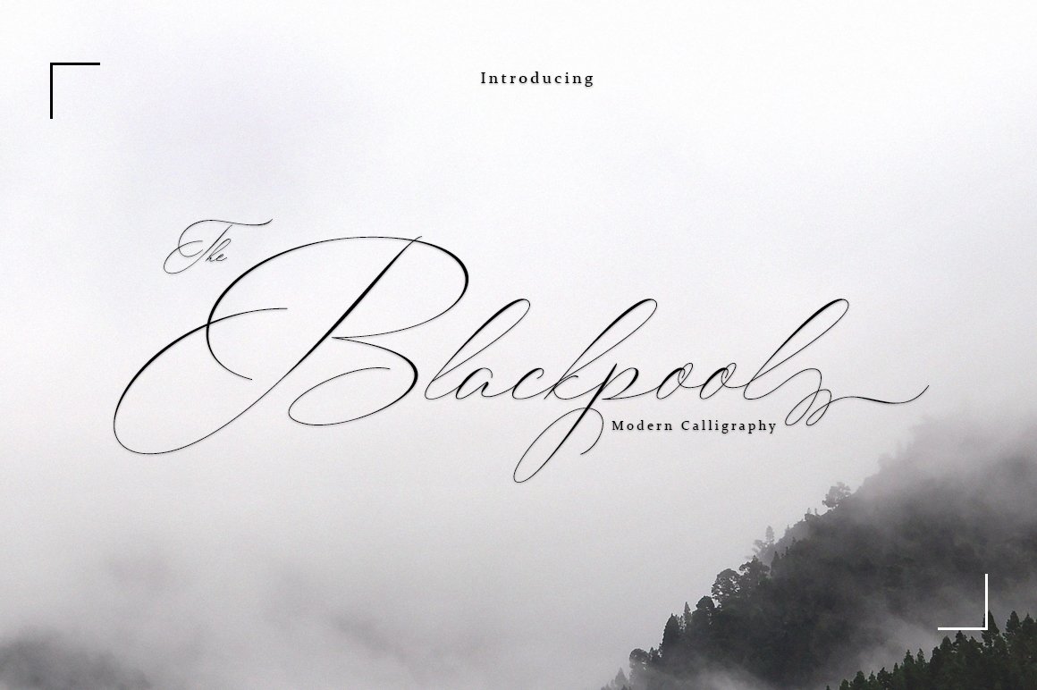 The – Blackpool Script Font