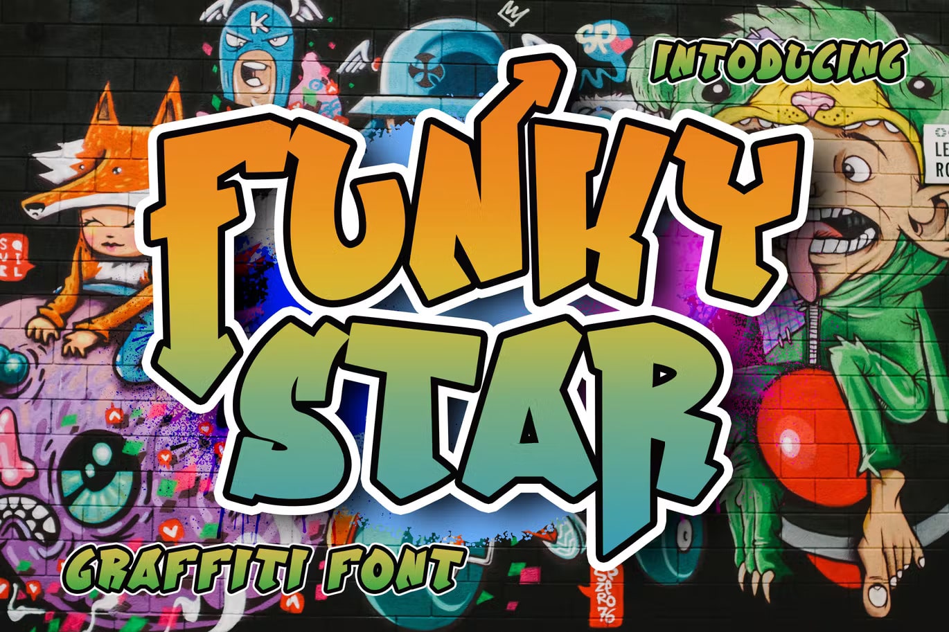 Funky Star Font