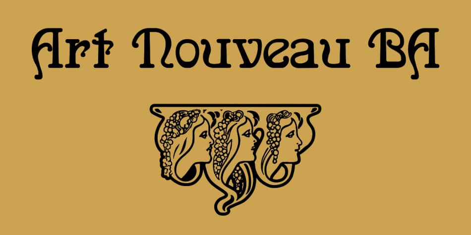 ArtNouveau BA Font