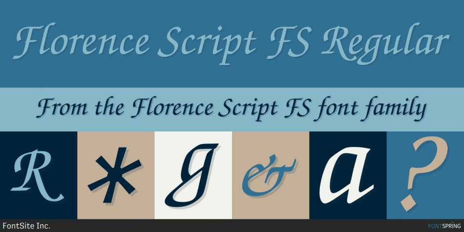 Florence Script FS Font