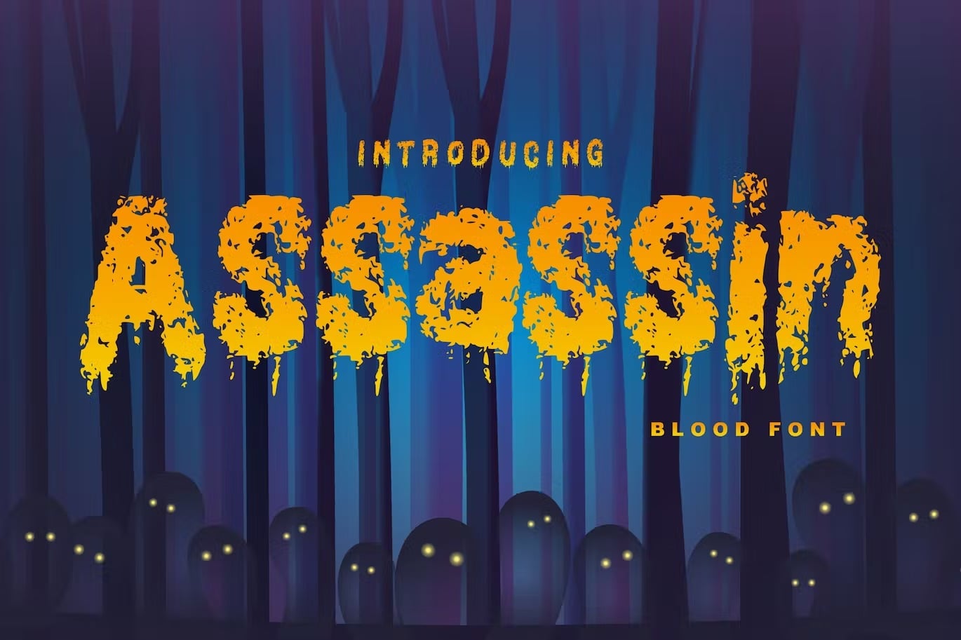 Assassin Decorative Blood Font