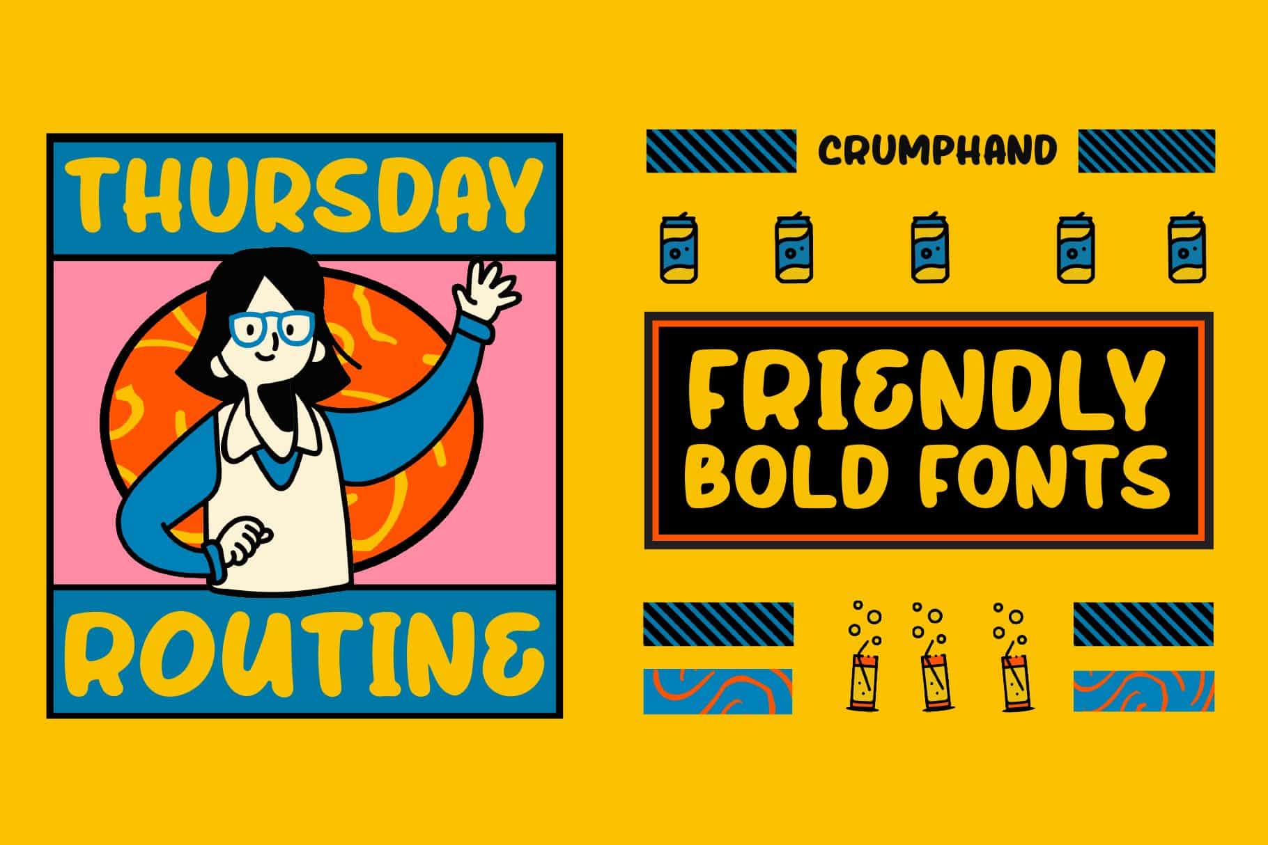 Thursday Routine Font - UpFonts