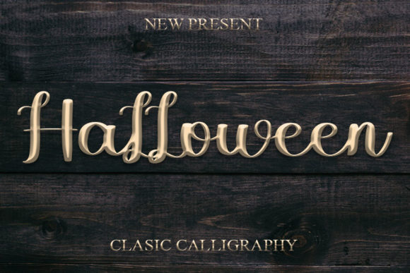 Halloween Script Typeface