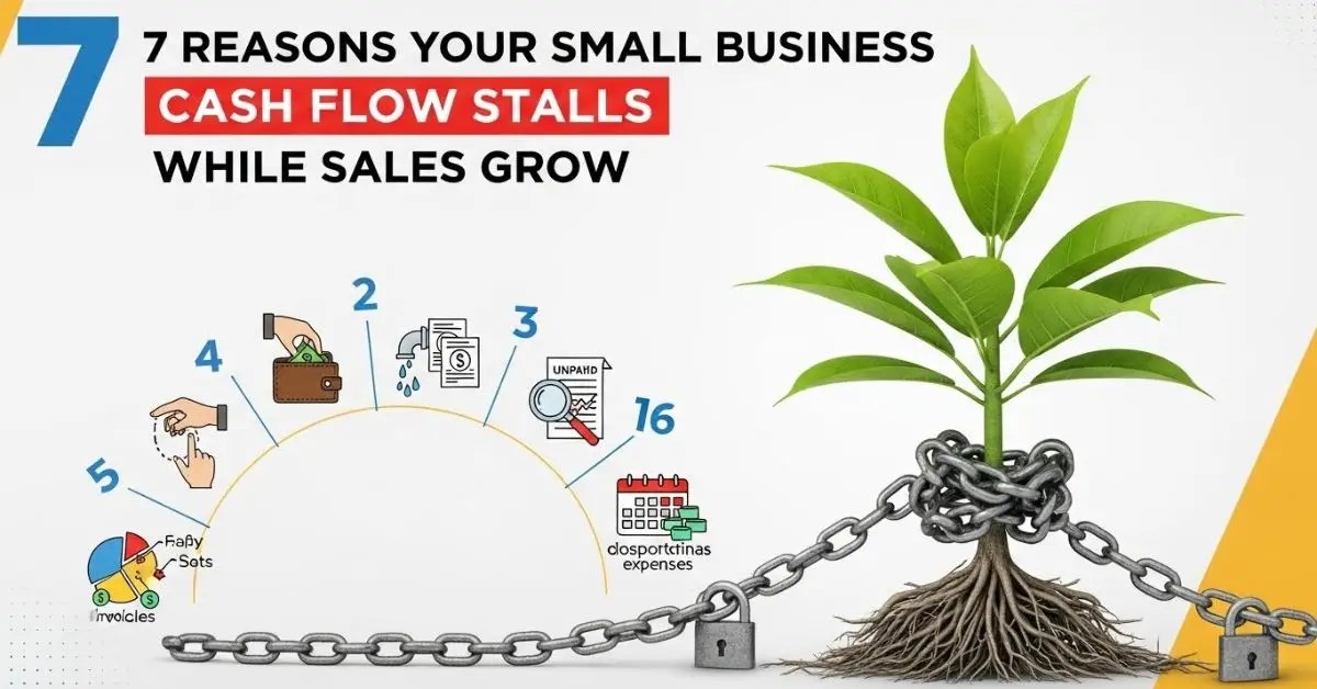 7 Reasons Your Small Business Cash Flow Stalls While Sales Grow