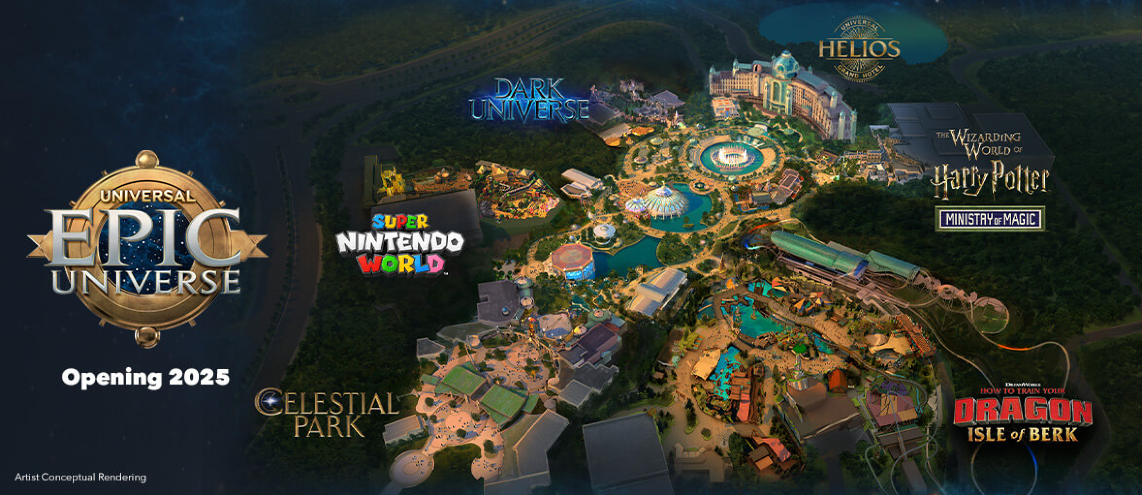 Universal Epic Universe Orlando Details Announced Universal Epic Universe World Map 