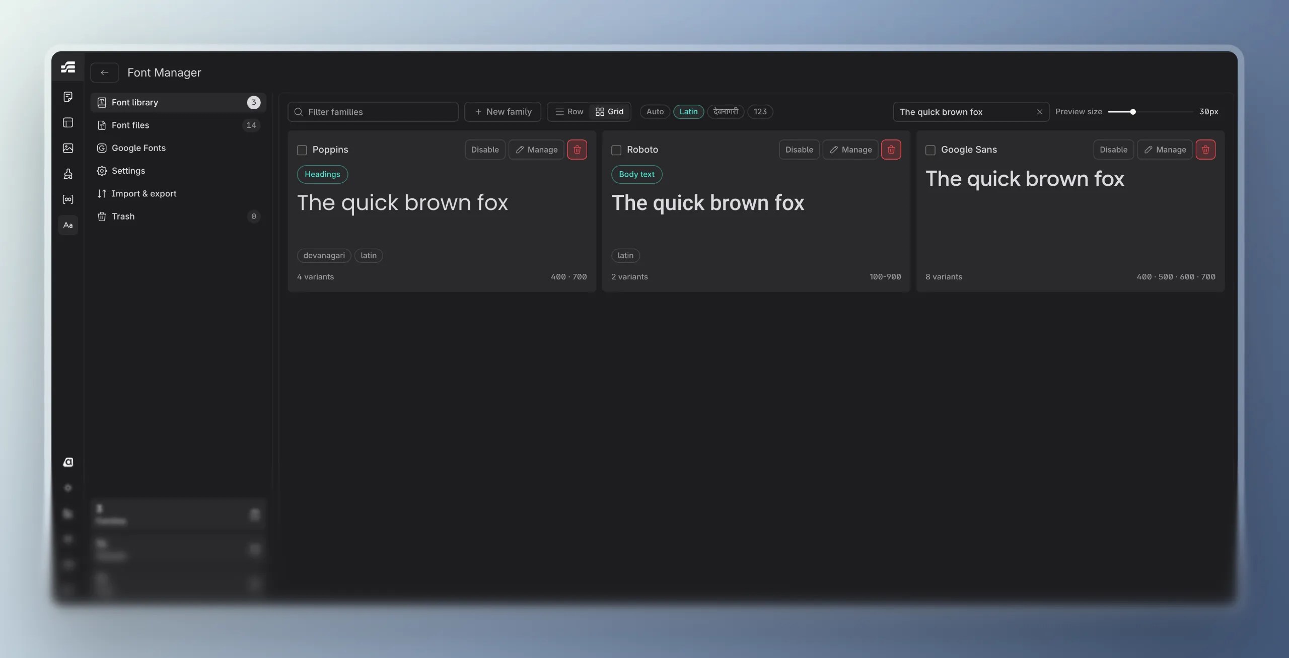 etch font manager