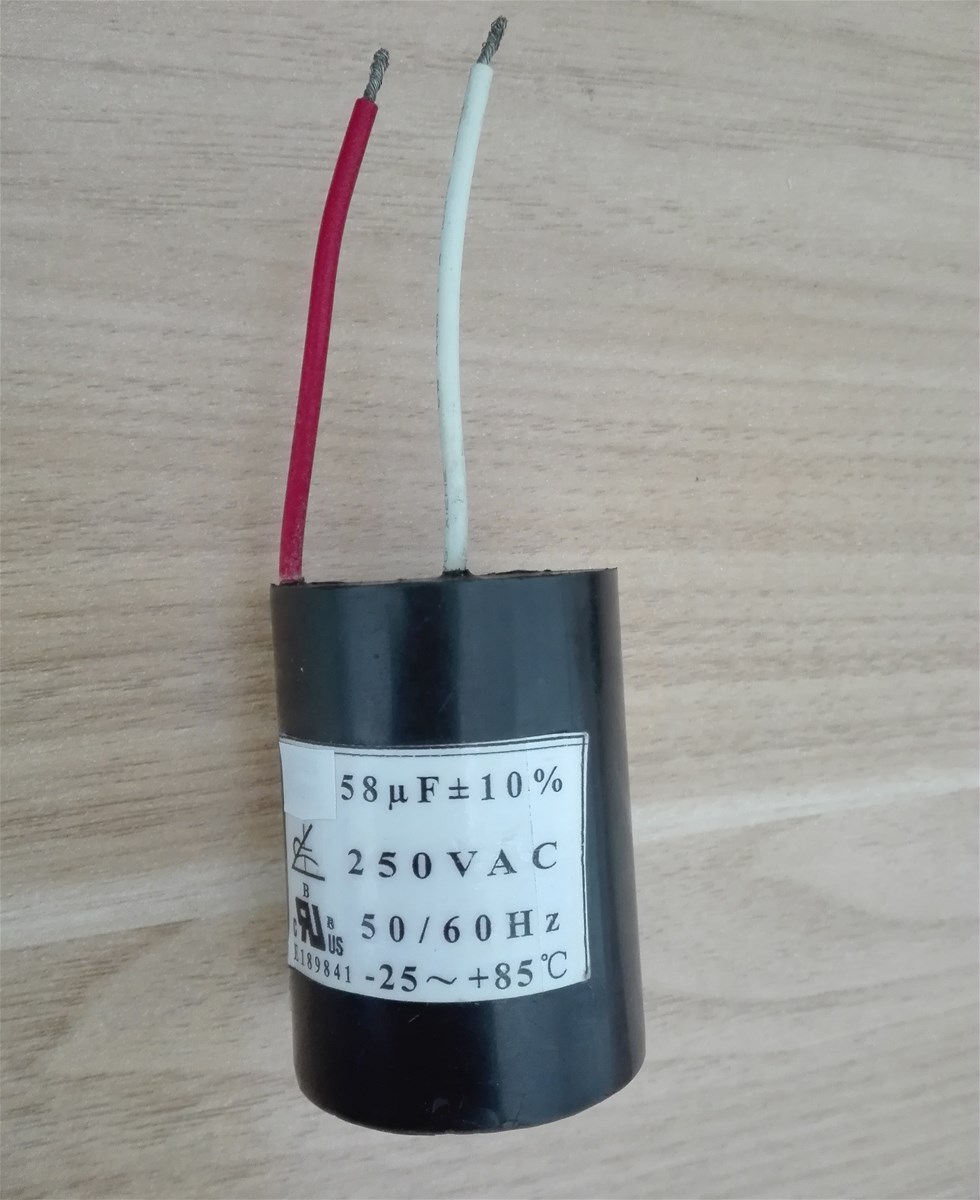 45 3 Mfd Round Run Capacitor 370v