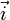 \vec i \!