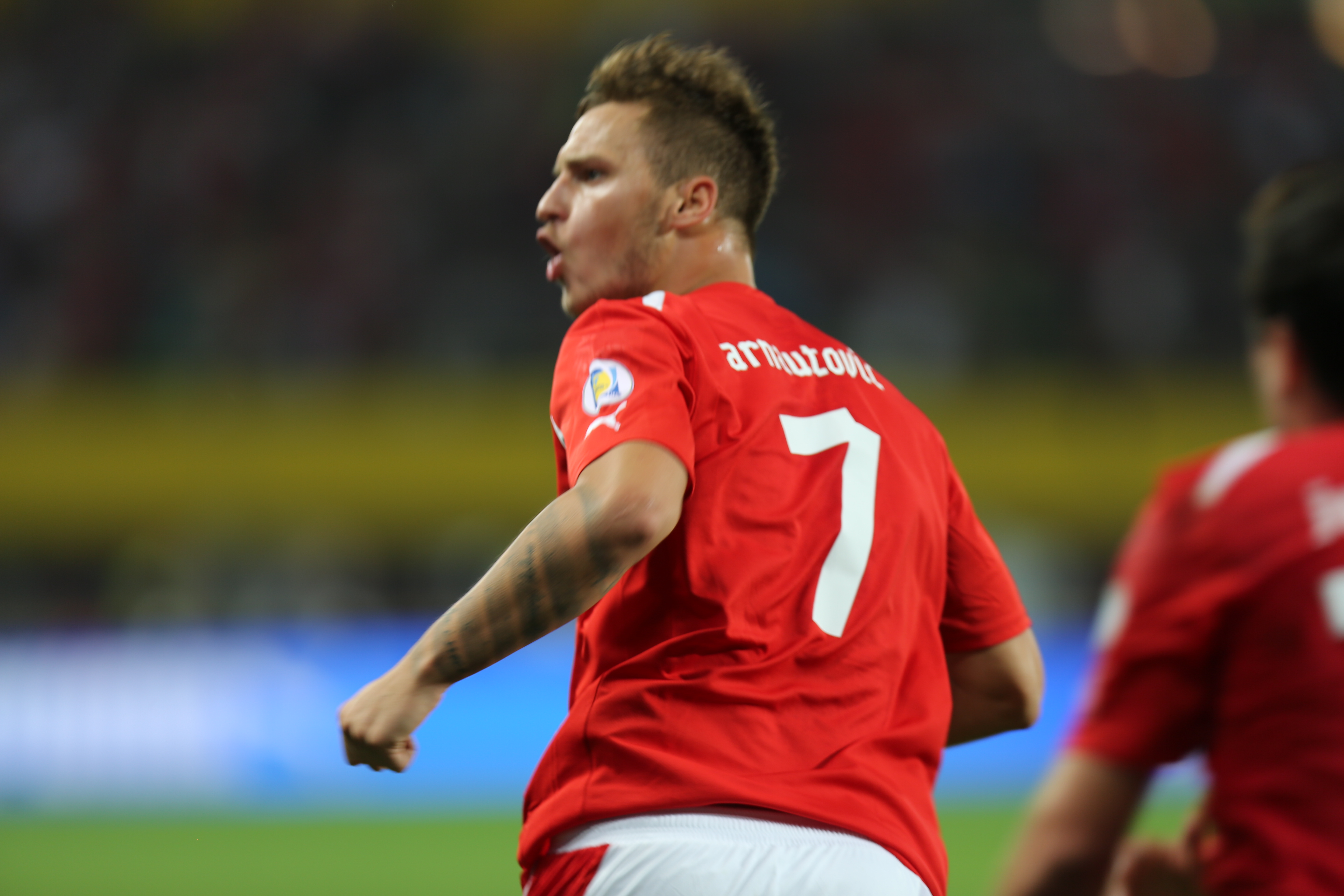 Born on april 19th, 1989 in vienna, austria. File Fifa Wc Qualification 2014 Austria Vs Germany 2012 09 11 Marko Arnautovic 02 Jpg Wikimedia Commons