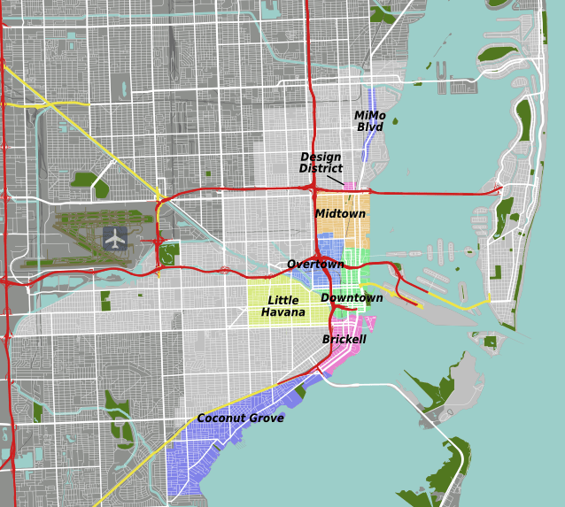 2026 Average Joe Run 5K Miami Miami FL United States Oct 04 Miami Districts Map Existing 
