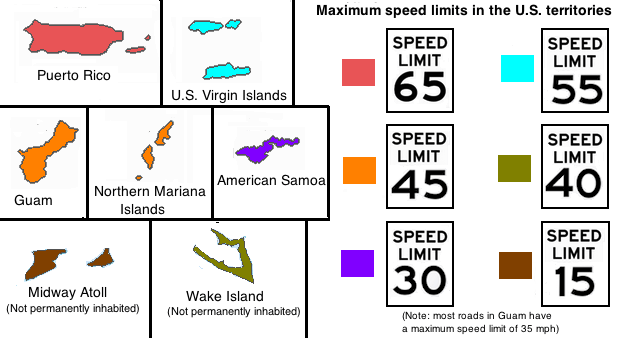 Speed Limits In The United States By Wikipedia Speed Limits 