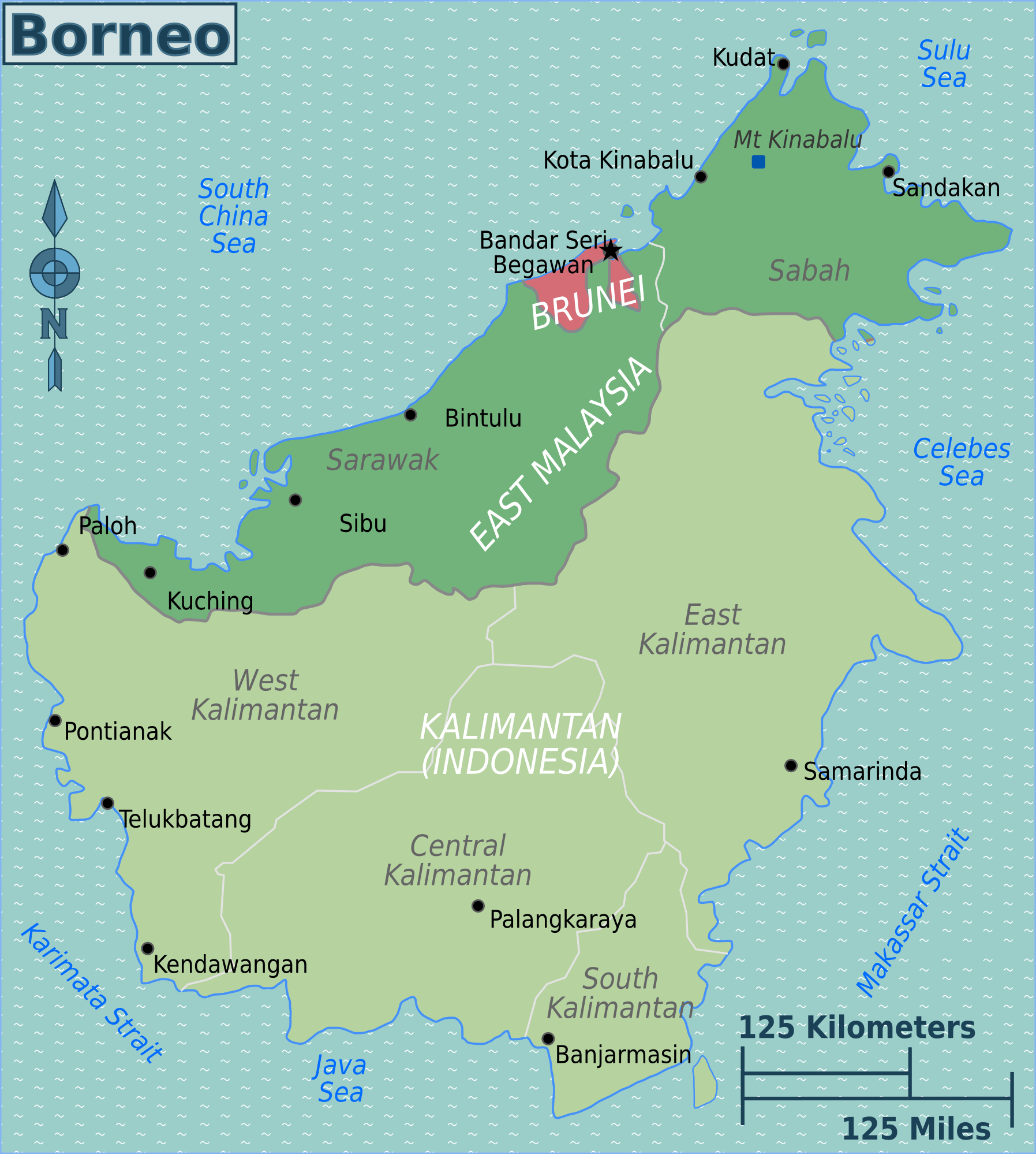 Borneo Maps Google Borneo Map 