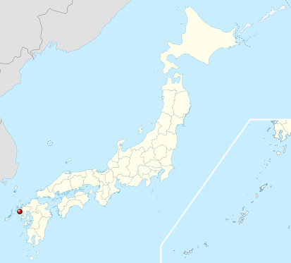 Marinewerft Sasebo Wikipedia Sasebo Location Map 