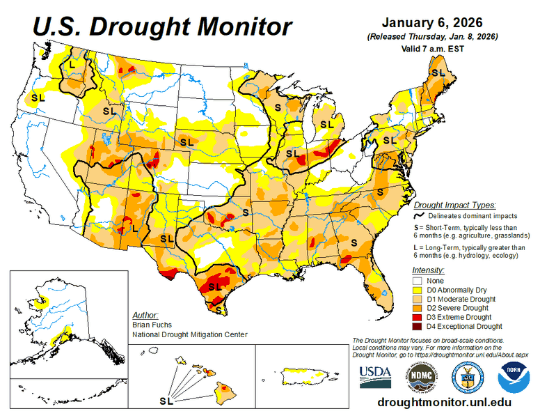 2026 United States Wildfires Wikipedia Animation Of US Drought Map 2026 