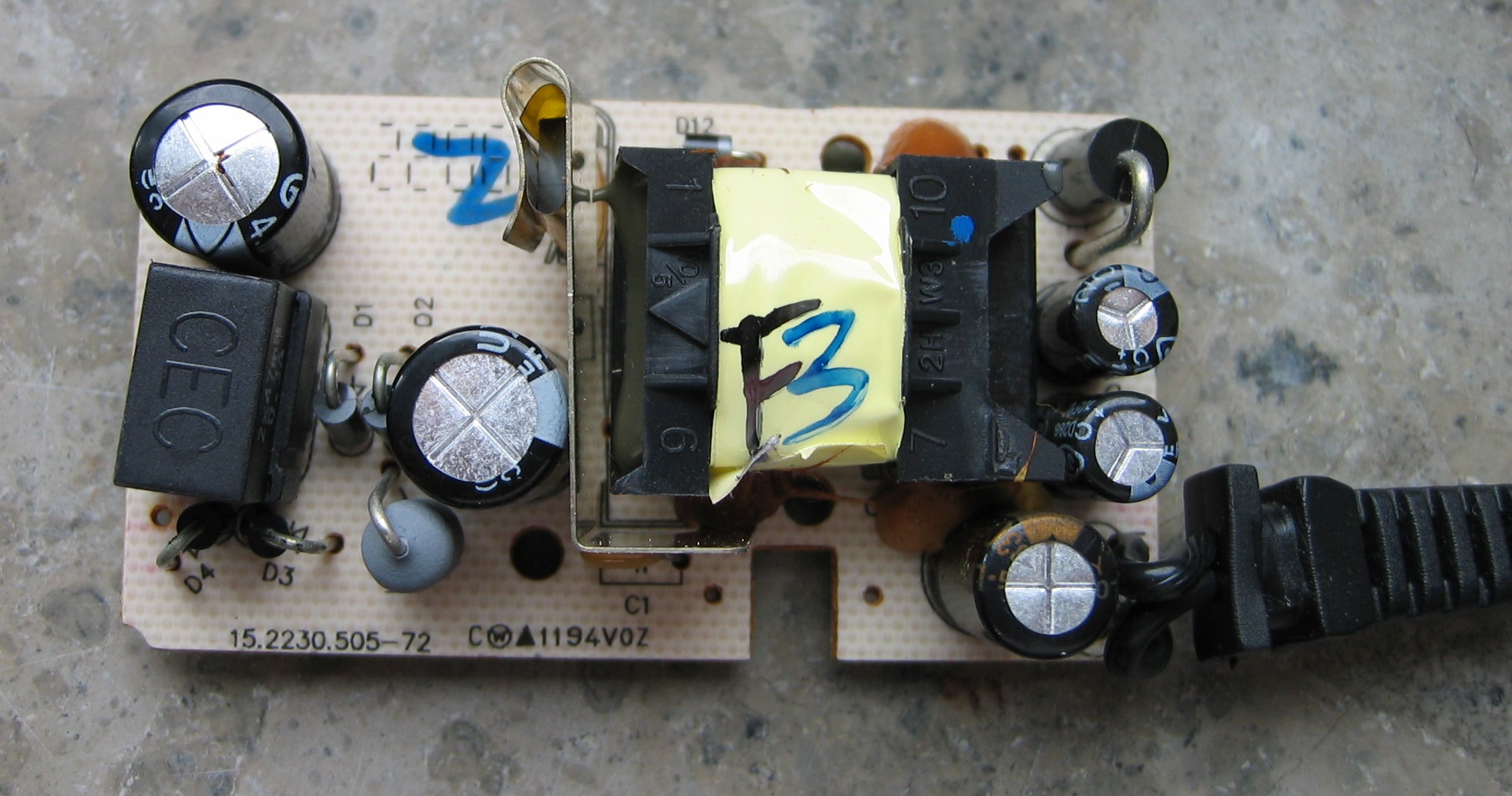 File Switching Power Supply With Primary Capacitor Fault Jpg