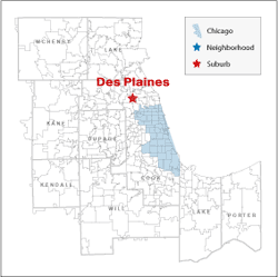  Des Plaines Regional Map 
