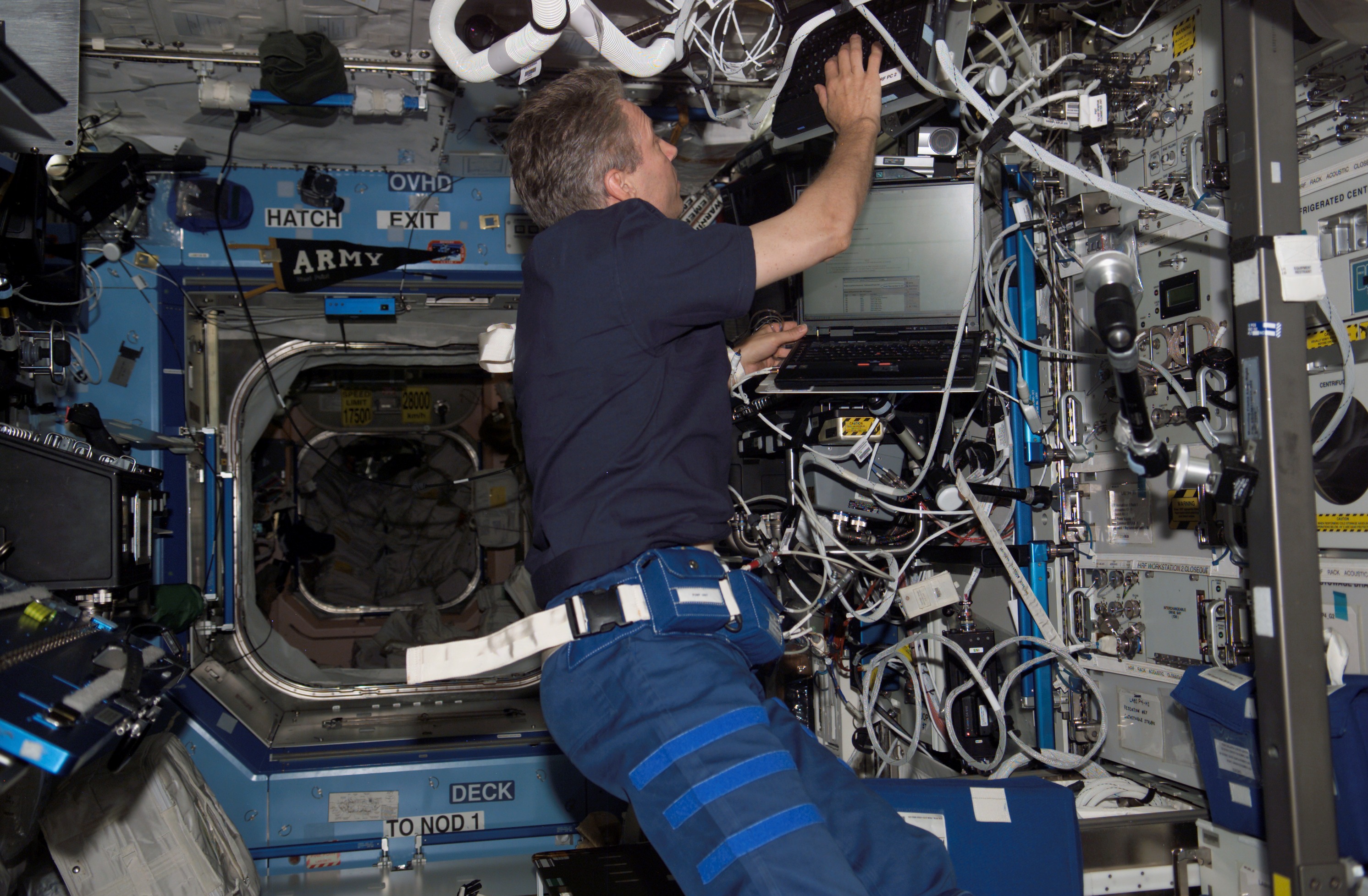 European Space Agency (ESA) astronaut Thomas R...