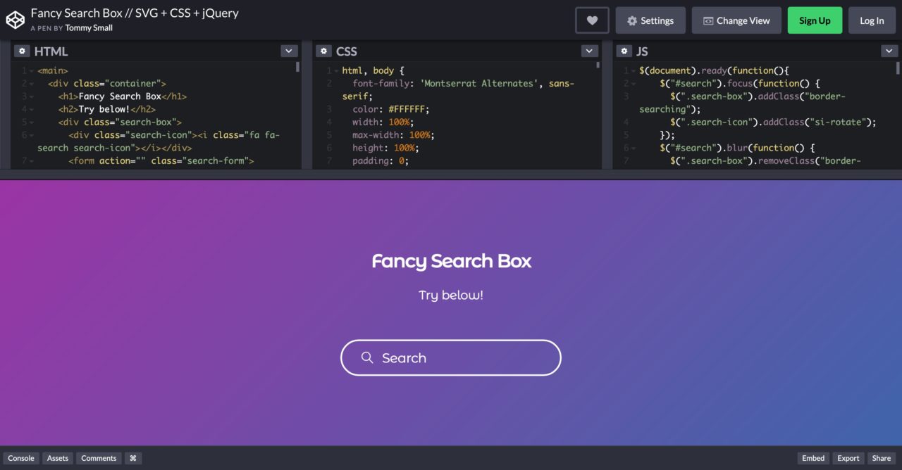 Another advantage of this template’s practical design is that the users can interact with them easily on both small and big screen devices. 41 Best Free Bootstrap Search Bar Templates Nice