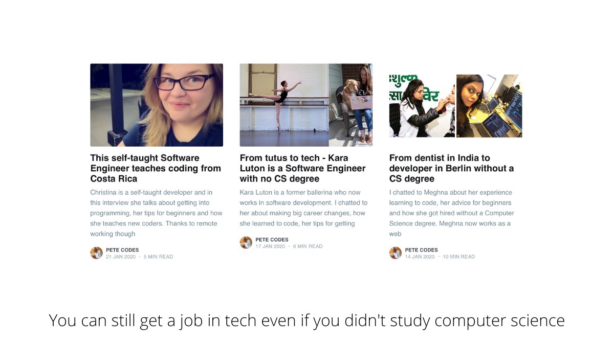 How i'd grow no cs degree